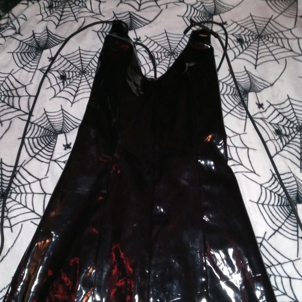 Vinyl/latex dress
